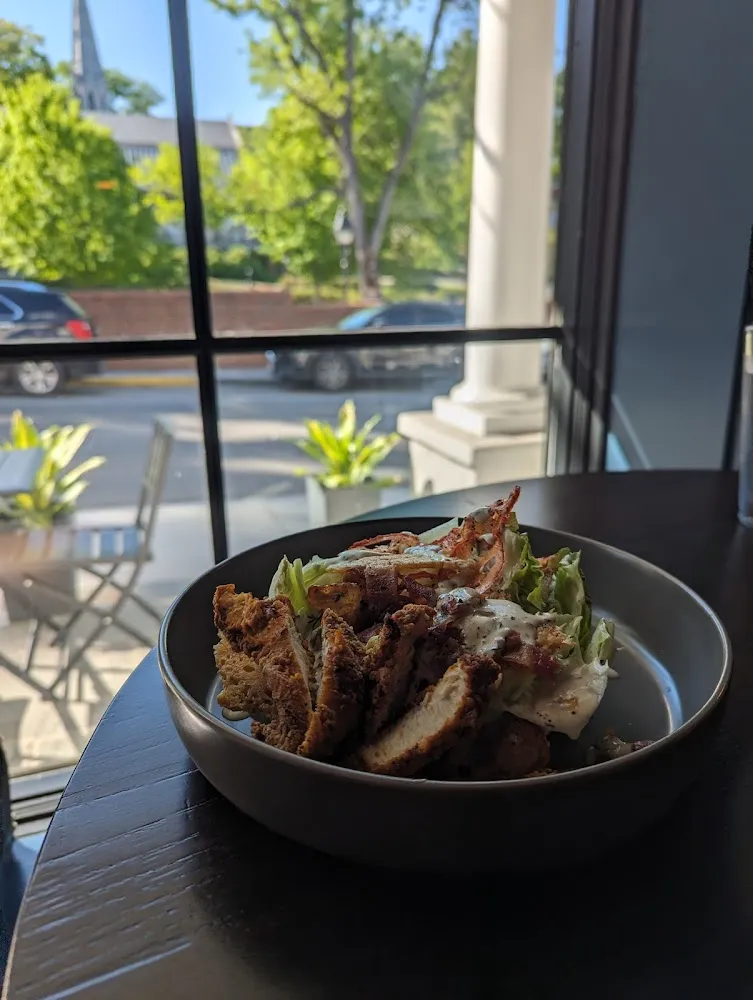 Wedge Salad with Fried Chicken